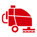 Scrubber dryers ride-on